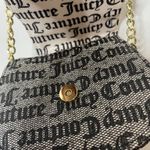 Mini Bag Small Purse Bag Crossbody Chain Gold Bling Y2K Girly Logo Stylish mini bag with bold Juicy logo. Black leather with gold chain strap. Perfect for a night out. Mini Bag Juicy Couture Small Purse Bag Crossbody Chain Gold Bling Y2K Girly Logo Photo 9
