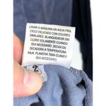 Style & Co  Sport Blue Full Zip Velour Track Jacket Hoodie Womens XL Stretch Photo 8