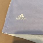 Adidas  primeblue size small lavender front longer white back cap sleeves GUC Photo 4