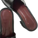 STAUD Sandals Black Leather Amber Platform Block Heel Photo 2