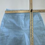 J.Crew Pants Womens 6 Light Sky‎ Blue Kelsey Pant Linen Cotton Blend Flare Leg Photo 5