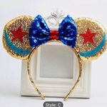 Cutest Captain America inspired Mouse ears headband Photo 0