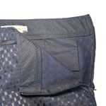 Tory Burch Tory Burch Madison Pant Phantom/Tory Navy Black Textured Cropped Flare Size 2 Photo 7