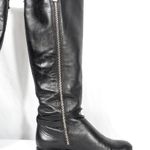 Michael Kors Women's Black Leather Arley Wide Calf Riding Boot 6M Photo 9
