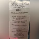 Great Smoky Los Angeles Flared Wide Leg Cropped Blue Denim Jeans Size 5 Photo 7