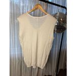 Reiss  Cream Cashmere Blend Sweater Tank Photo 2