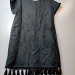 Madewell Embroidered Tassel Tee Dress size S Photo 4