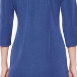 Ming Wang  Textured Panel Knit Sheath Dress  Womens Size 1X Blue Office Event NEW Photo 1