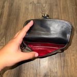 Dooney & Bourke Vintage  Signature Canvas Logo Push Lock Wristlet/Wallet Photo 4