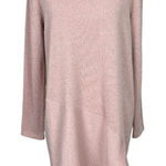 Clara Sun Woo Sweater Top Women Small Peach Pink Oversized Relaxed Asymmetrical Photo 0