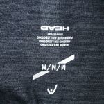 Head  M Dark Gray Reflective Athletic Top Photo 5