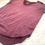 American Eagle  Burgundy Soft Flowy Tee Photo 3