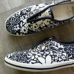 KEDS x Kate Spade Women’s Sz 8 Floral Print Shoes Slip On Blue / White Photo 1