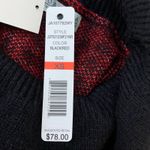 Joseph A  red printed cowl neck sweater XS‎ new Photo 6