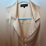 Generation Love NWOT Kenzie Cropped Satin Shirt Top in creamsicle Size L Photo 6
