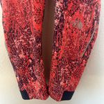 The North Face  Motus Capri Legging Tights Orange Blue Abstract Snake Print Small Photo 2