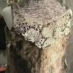Gimmicks by BKE Gimmicks faux fur and lace vest Photo 0