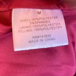 LEOLA COUTURE velvet puffer burgundy full zip fully lined cropped coat size M Purple Size M Photo 8