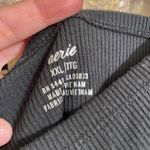 Aerie  Black Cropped Ribbed Spaghetti‎ Strap Tank Top, XXL NWT Photo 2