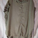 Quince  Camp Tencel Olive Green Button-Up Shirt Photo 0