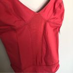 Free People  Heart of Gold Leotard Strawberry New Medium Photo 2