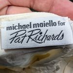 Vtg 1980s Michael Maiello Pat Richards Ivory Pearl Beaded Tiered Midi Dress 20 Size undefined Photo 6