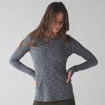 Lululemon Kanto Catch Me Long Sleeve Coco Pique 8 Photo 0