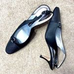 Susan Van Der Linde Slingback Kitten Heels Size 4.5 Photo 3