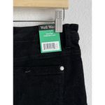 Well Worn  Women's High Rise Corduroy Pants Black Stretch Size 12/32 NEW Casual‎ Photo 10