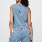 Gap NWT UltraSoft Denim Shell Tank Photo 10
