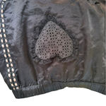 Morgan Lane  Heart-Pocket Silk-Blend Sleep Shorts in Black S Photo 2