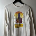 Urban Outfitters Riders in the Sky Movie Tee T Shirt Vintage 90s White Small S Graphic Tee Photo 11