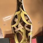 EXE LUISA Block Heel Sandals(Size 39) Yellow Photo 6