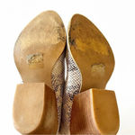 Beast Fashion LA Reptile Print Ankle Boot Women’s Size‎ 5.5 Bootie Western Look Gray Photo 2