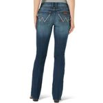 Wrangler  Tall Retro Mae Mid Rise Bootcut Jeans Dark Wash Blue 9/30 x 36 Long Photo 1