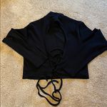 KILLSTAR  Darkest Hour Ribbed Top Black Open Back Size Medium Photo 7