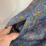 XIRENA Lori Floral Lightweight Smocked Mini Dress Size M Blue Photo 2