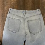 AGOLDE 100% ORGANIC COTTON RIPPED KNEE BUTTON FLY HIGH WAISTED JEANS Photo 11