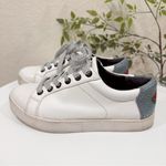 Circus by Sam Edelman  White Tennis Sneaker with Crystals Size 6 Preowned Photo 3