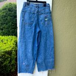 Wild Fable Women's Jeans Super High Rise Wide Leg Cropped Jeans Photo 2