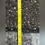 Laurence Kazar Vintage  80’s 90’s Black & Silver Sequin Pencil Skirt Size S NWT Photo 8