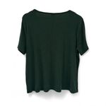 Old Navy Green Luxe V-Neck Ribbed Tee Large casual comfy short sleeve t-shirt Photo 2