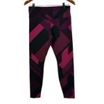 Brooks Formation Crop Leggings in Plum Eclipse Jacquard Size M Photo 2