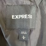 EXPRESS Women's Faux Leather Black Blazer Jacket size Large $158 Photo 3