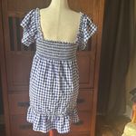 Altar'd State  gingham dress size medium Photo 6