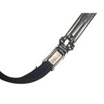 Antique Art Deco WORKING CYMA Tacy Trench Wind Up Watch Time Piece Black Cord Silver Photo 8