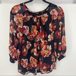 Madewell Tie-back Bubble-Sleeve Top in French Rose Size XS Photo 3