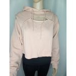 Flirtitude  Active XXL (Juniors) Pink Crop Cut Out‎ Hooded Sweatshirt Photo 1