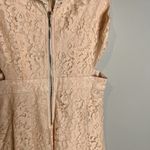 Marciano 🌼  cream lacy cut out mini dress Photo 3