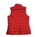 Columbia Womens Vest Puffer Sleeveless Jacket Red Full Zip Medium Photo 1